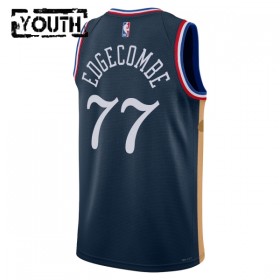 Dres Philadelphia 76ers VJ Edgecombe Nike 2025-26 City Edition Navy Swingman - Dječji